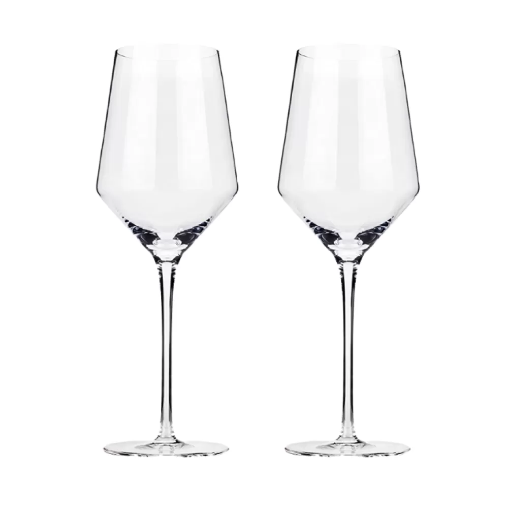 Hot Viski Crystal Chardonnay Glasses (Set Of 2) Wine