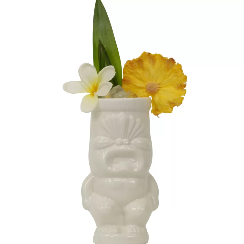 Hot White Cheeky Tiki Mug Tiki Mugs