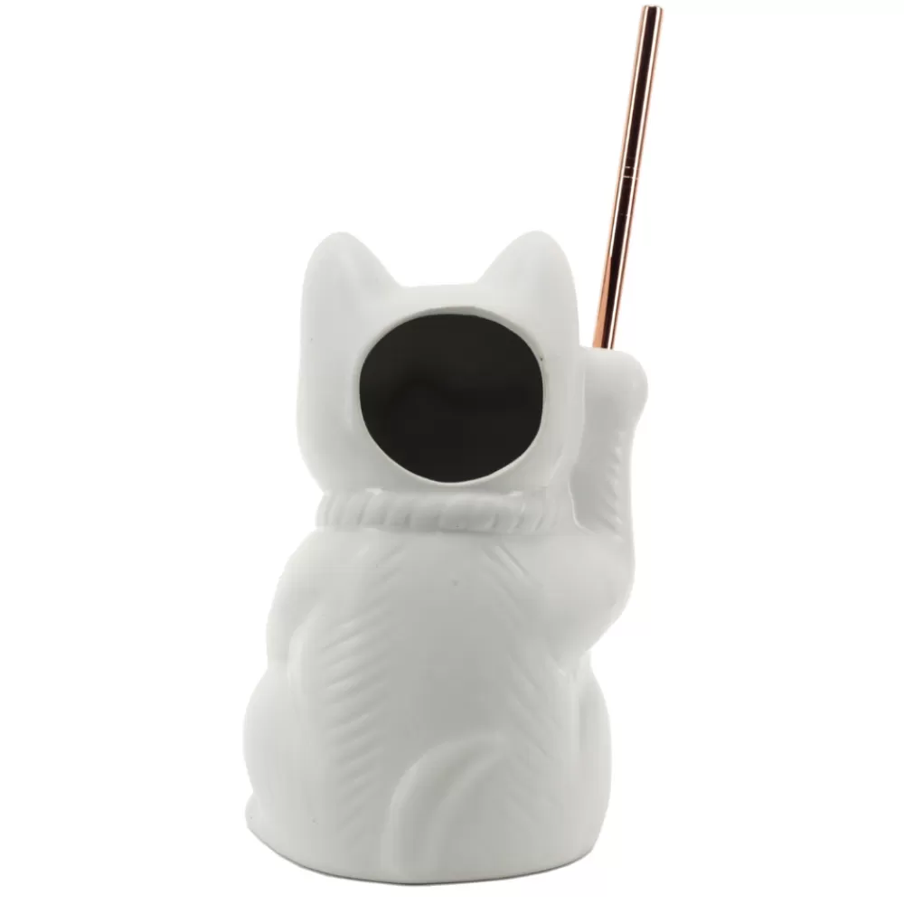 Cheap White Neko Cat Tiki Mug Potion House Bar Tools