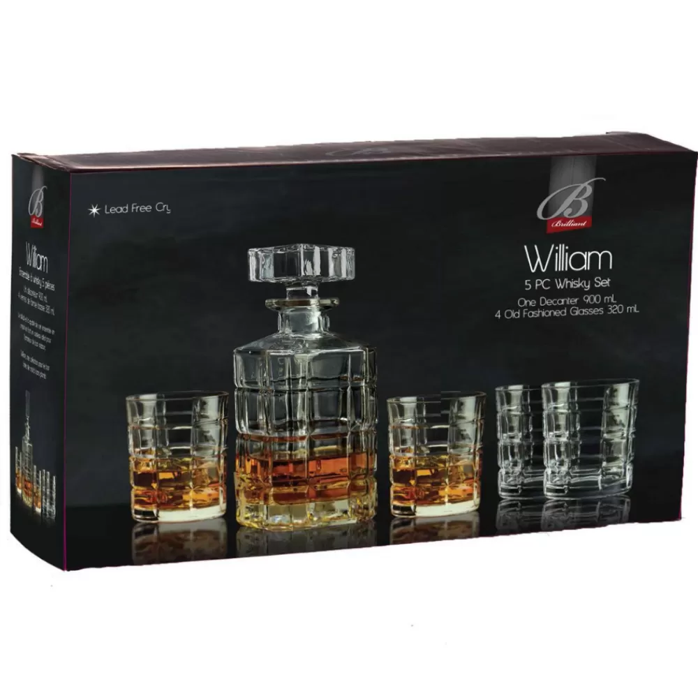 Best Sale Williams 5 Piece Whisky Set Decanters & Pitchers